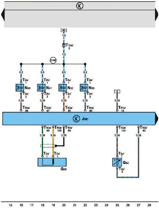 Skoda fabia: антиблокировочная система (abs) - замена провода датчика частоты вращения колеса - тормозная система - инструкция по эксплуатации автомобиля skoda fabia