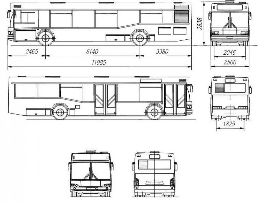 Паз-3205 - технические характеристики автобуса