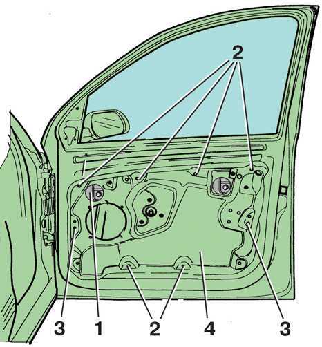 Skoda fabia: очиститель и омыватель стекла двери задка - снятие и установка моторедуктора 
стеклоочистителя - электрооборудование - инструкция по эксплуатации автомобиля skoda fabia