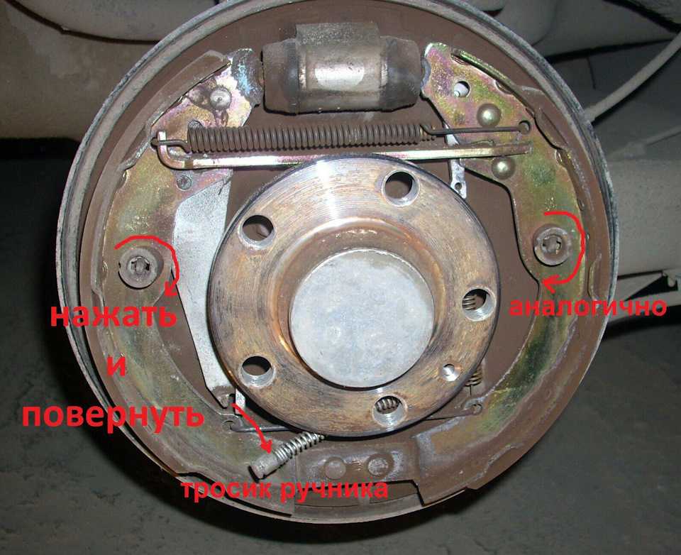 Тормозной механизм заднего колеса (дисковый) skoda - fabia