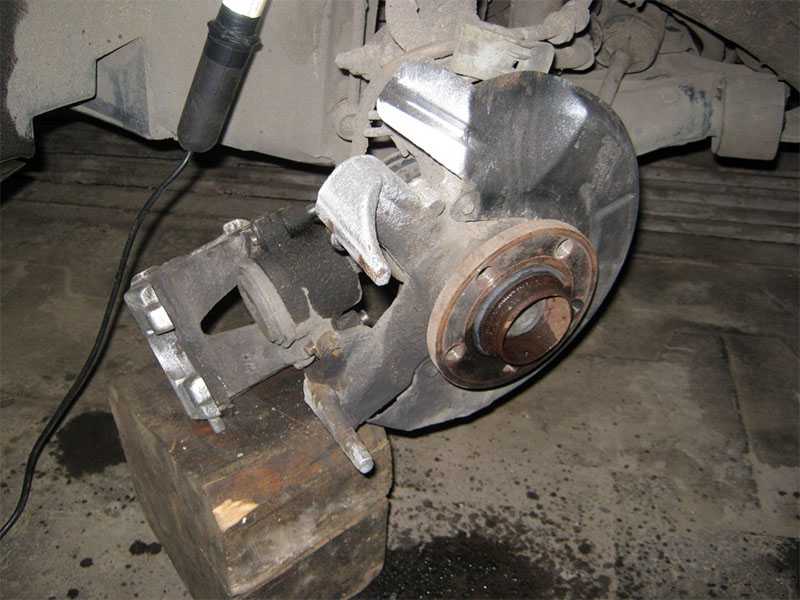 Ремонт суппорта | тормозной механизм переднего колеса типа fs iii | skoda fabia
