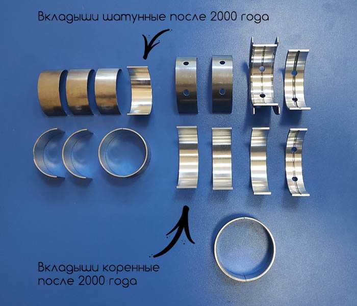 Вкладыши шатунные: описание,причины поломки,фото,видео.