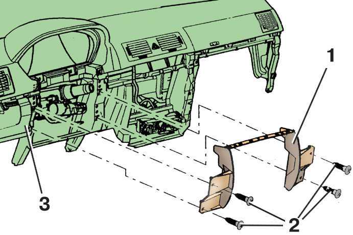 Снятие и установка отопителя | кузов | руководство skoda