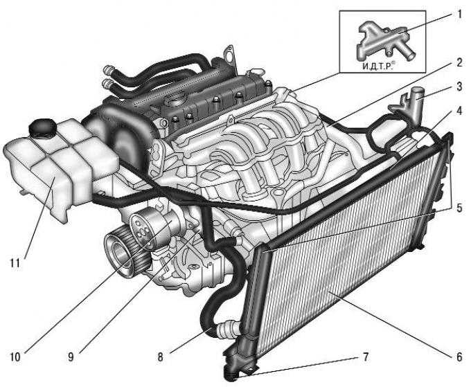 Система охлаждения ford focus 2 (форд фокус 2)