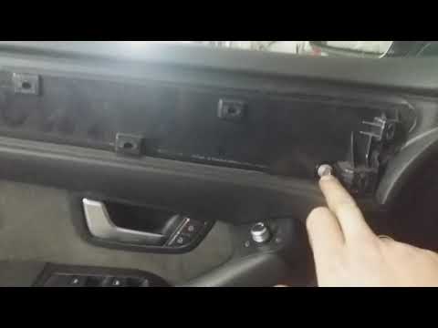 Как снять обшивку двери со стороны пассажира а4 в6 (видео)