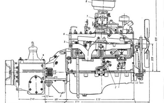 Двигатель газ-53: технические характеристики. сборка двигателя газ-53, установка, ремонт