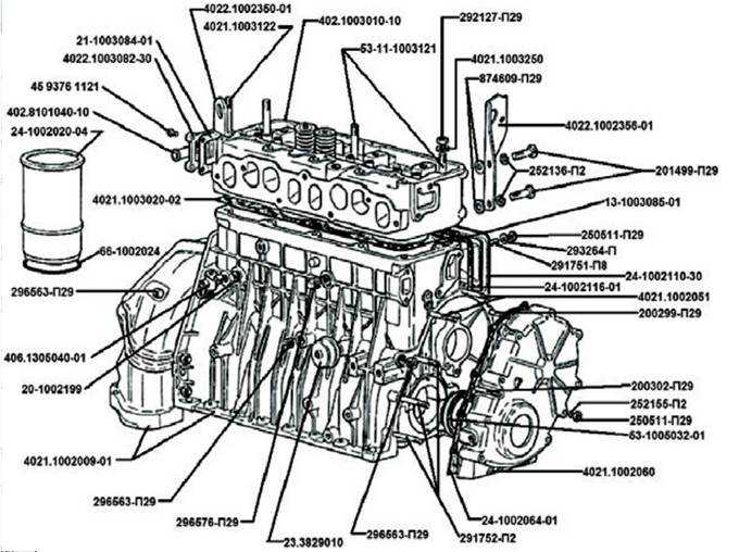 4.1.  система питания двигателя змз-4063