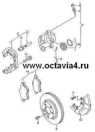 Замена передних и задних тормозных колодок на skoda octavia своими руками - пошаговая инструкция
