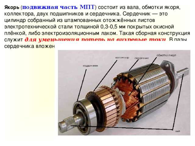О происхождении терминов "якорь" и "ротор". электрический двигатель — принцип работы электродвигателя