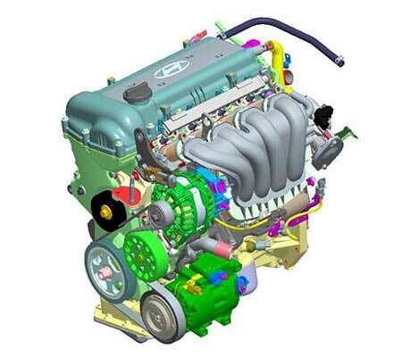 Двигатель Киа Рио 16 характеристики, устройство ГРМ, динамика, расход топлива Kia Rio 16 Двигатель Киа Рио 16 имеет 4 цилиндра и 16клапанный механизм