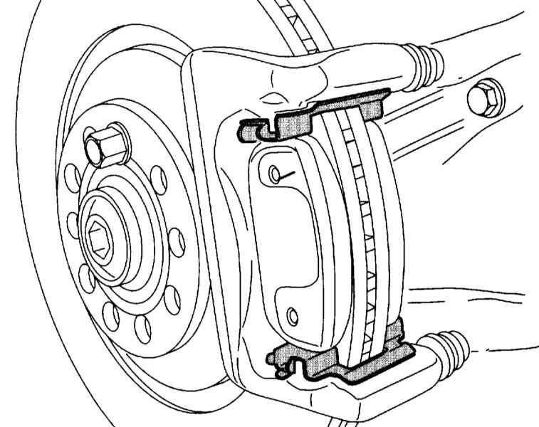 Снятие, капитальный ремонт и установка суппортов тормозных механизмов передних колес - skoda felicia