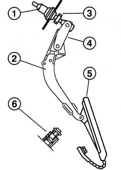 Ремонт шкода фабия : снятие и установка педали акселератора skoda fabia