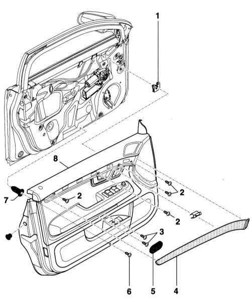 Процедура снятия обшивки передней двери на Audi А4 В8 Схема демонтажа дверной обшивки на Audi А4 В8  Отвечают профессиональные эксперты портала